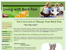 Tablet Screenshot of living-with-back-pain.org